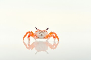 single crab animal with a copy space