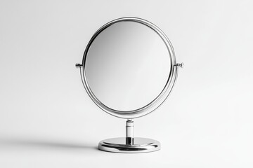Oval Wall Mirror with a copy space