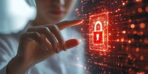 Digital data breach alert and network insecurity visualization