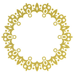 abstract floral frame