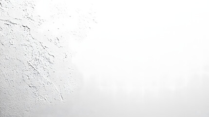 This white room with cracked walls reflects a unique blend of simplicity and imperfection. Painted all white, the room creates a clean, bright, and open atmosphere.