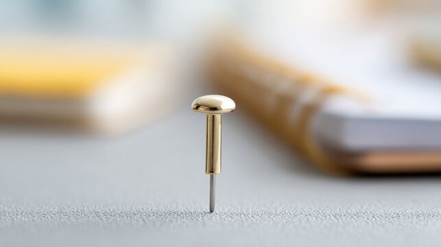 Modern high-quality budget shutdown concept with pin on table premium business marketing content for strategic market expansion and corporate advertising