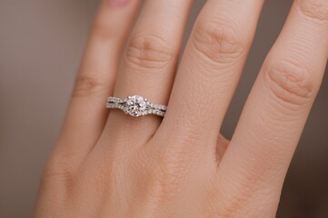 Capturing the beauty and meaning of love through detailed shots of wedding bands during a photoshoot