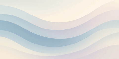 Bright blue abstract wave design with summer orange light and sky cloud texture