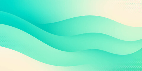 Abstract blue wave vector illustration for a summer color flow backdrop design