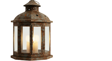 Rustic charm glows from this antique lantern, casting a warm light for cozy nights, home decor, or vintage themed events, and adds a touch of history to any setting