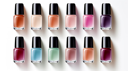 Obraz premium Vector Nail Polish Minimalism