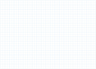 Squared blue grid paper. Blank notebook sheet. Mathematics simple pattern. Education grid texture backdrop. Typography sample for making notebooks production for school. Lined paper background.
