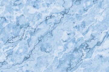 Seamless light blue marble pattern in high definition for backgrounds and interior or exterior design, top-down perspective.