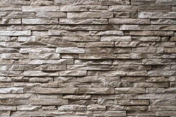 Fototapeta premium Natural stone wall imitation. Construction finishing details.