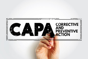 CAPA - Corrective And Preventive Action consists of improvements to an organization's processes...