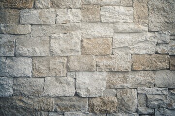 Obraz premium Concrete and sandstone block wall texture with abstract pattern and grunge design