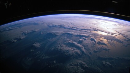 A distant perspective of our planet from outer space