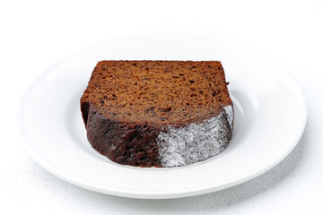 Slice of Traditional Sticky Date Cake