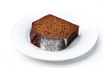 Slice of Traditional Sticky Date Cake