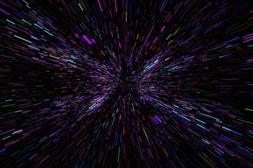 Unique Abstract Digital Pixel Distortion with Glitch and Noise Effects