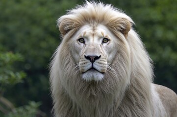 Fototapeta premium Untamed lioness roaming freely in the wild