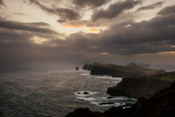 	
Sao Lourenco trail and viewpoint in Madeira, Portugal	

