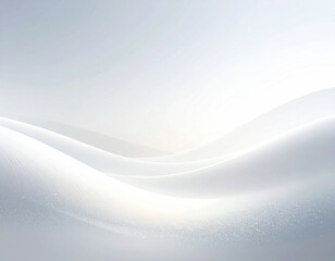 Serene snowy landscape immaculate white background nature photography soft curves tranquil environment minimalist viewpoint