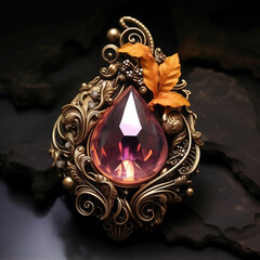 A Touch of Magic: An Intricate Nature-Inspired Pendant