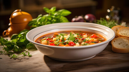 A Vibrant Bowl of Goodness: Homemade Minestrone