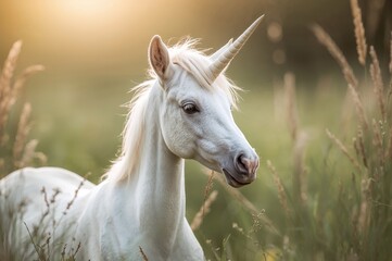 Obraz premium Adorable Unicorn Illustration for Apparel and Greeting Cards