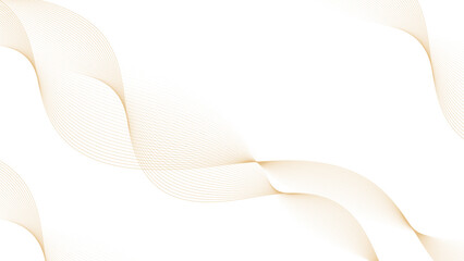 Abstract golden line wave background. business background lines wave abstract stripe design. Abstract grey, white smooth element. abstract gray wave curve lines banner design