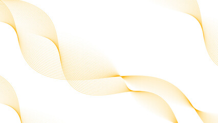 Abstract golden line wave background. business background lines wave abstract stripe design. Abstract grey, white smooth element. abstract gray wave curve lines banner design