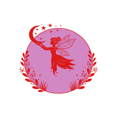  The vibrant red hues and shimmering stars create a magical ambiance, evoking a sense of wonder and enchantment, perfect for inspiring dreams and imagination.