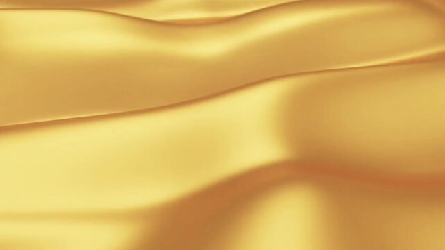a gold colored fabric background that is shiny and wavy, resembling silk or satin