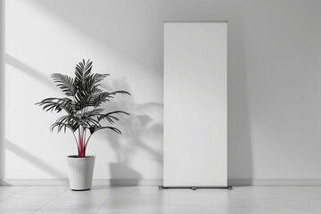 Clean X Banner Mockup Template for Advertising and Promotion