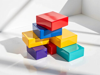 Obraz premium カラフルなブロック