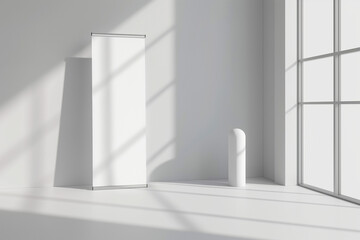 Clean X Banner Mockup Template for Advertising and Promotion