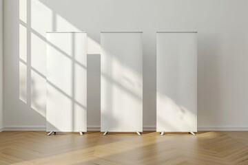 Clean X Banner Mockup Template for Advertising and Promotion