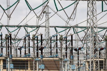 Interchange station between the 380 kV ring and the 220 kV ringof Tennet  in Ens