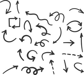 Hand Doodle Arrow Graphics