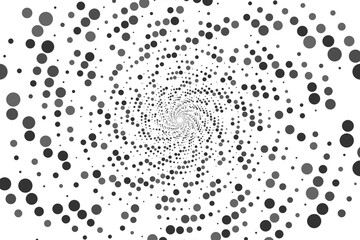 Halftone Dot Pattern Gradient Sunburst Retro Pop Art Vector Design