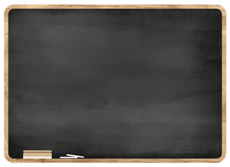 Blackboard Chalkboard Isolated on White Background