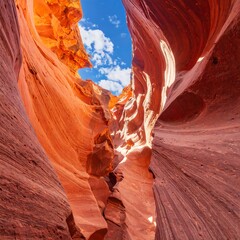 Sunlit Canyon Interior