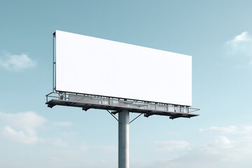 Realistic Billboard Mockup Template for Outdoor Advertising