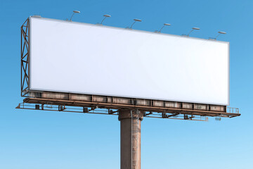 Realistic Billboard Mockup Template for Outdoor Advertising