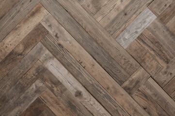 Fototapeta premium Vintage reclaimed timber with natural wood grain for construction