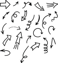 Hand Drawn Arrows for Logo Designs