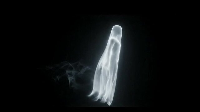 Ghostly apparition spooky halloween spirit horror paranormal phantom ethereal specter scary dark night
