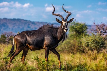 Obraz premium Male Sable Antelope