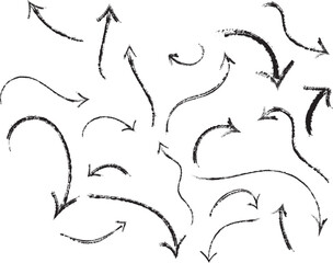 Unique Arrow Doodle Elements for Creators