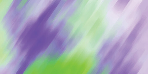 Vibrant abstract diagonal brush stroke pattern with blended purple and green hues creating a dynamic and energetic artistic background for design
