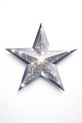 Obraz premium Star white background illuminated celebration.