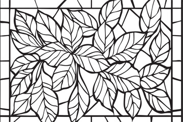 Laser Cut Botanical Leaf Pattern