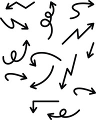 Modern Arrow Doodle Illustrations for Designers